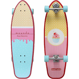 Скейтборд Star Scooter Surf Longboard Cruiser Retro ABEC-11, Candy, для дорослих і дітей
