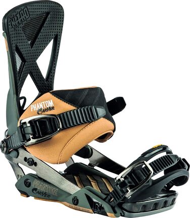 Сноуборд Nitro Phantom Carver '20 для чоловіків: преміум фрірайд, карбонова фіксація, модель L, Gunmetal