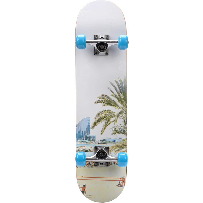 Дитячий скейтборд з дерева Meteor Mini Cruiser, ретро, для хлопців