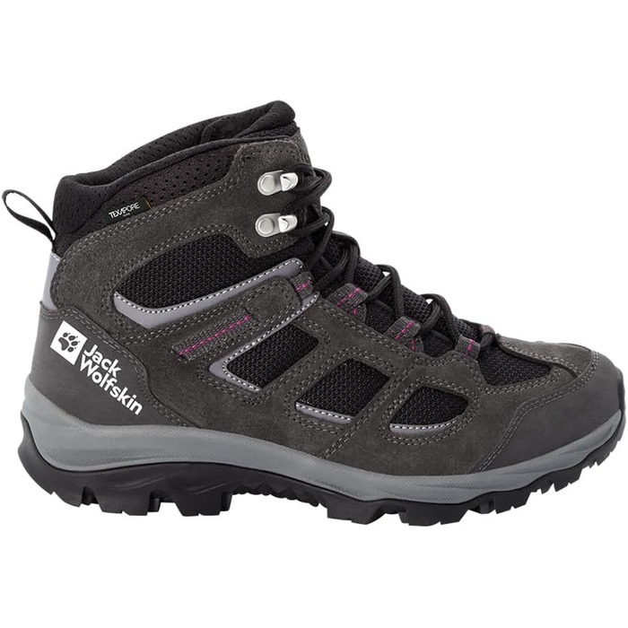 Черевики похідні Jack Wolfskin Vojo 3 Texapore Mid W для жінок, 38 EU, Dark Steel Purple