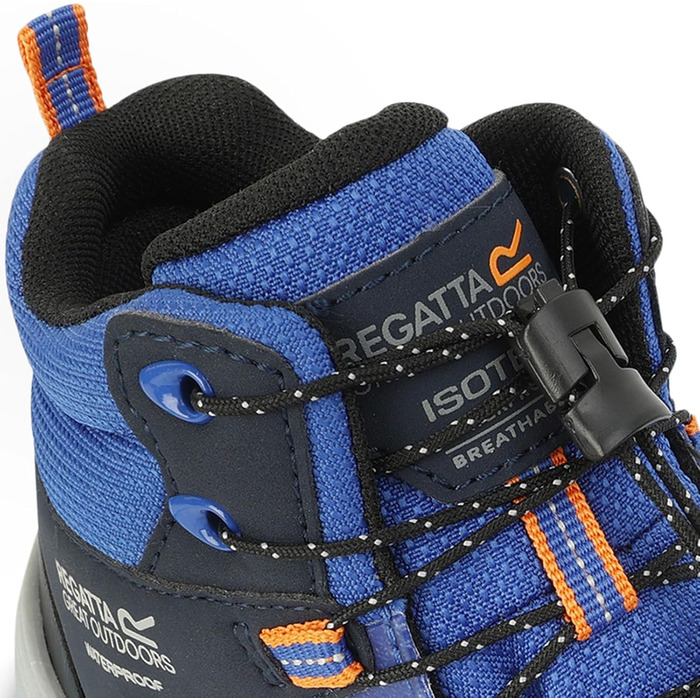 Дитячі черевики Regatta Samaris III для ходьби та походів, 32 EU, Оксфорд, Синій/Помаранчевий
