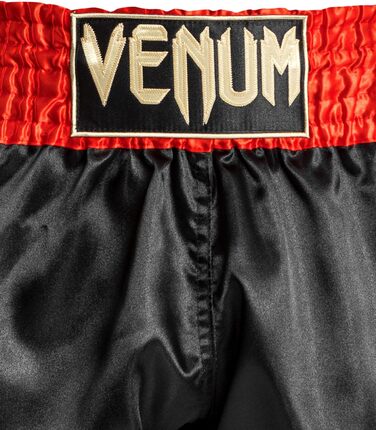 Шорти для тайського боксу Venum Classic Muay Thai (Червоний/Чорний/Золотий, S Slim)