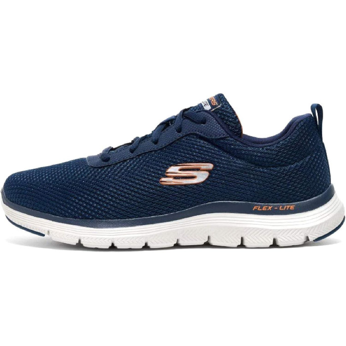 Чоловічі кросівки Skechers Burns-Agoura, 47.5 EU, темно-синій/помаранчевий