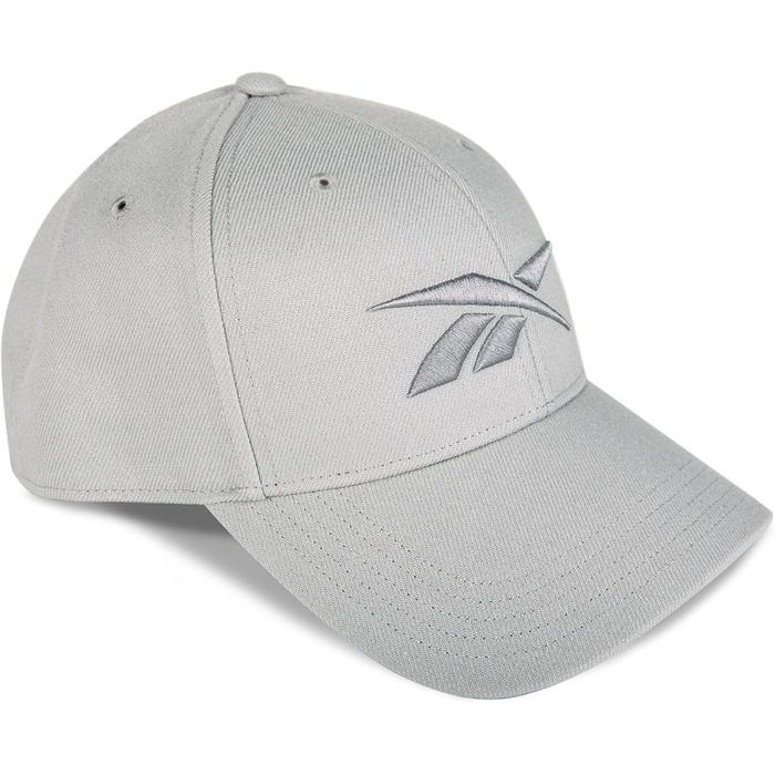Кепка-бейсболка Reebok унісекс, сіра, універсальний розмір