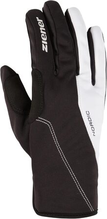 Жіночі лижні рукавички Ziener Ultimana Soft-Shell, вітрозахисні, дихаючі, теплі, чорні-білі