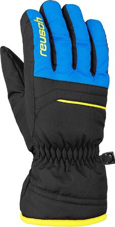 Дитячі футзальні кросівки Reusch Alan Junior (Чорний/Блакитний/Жовтий), розмір 6