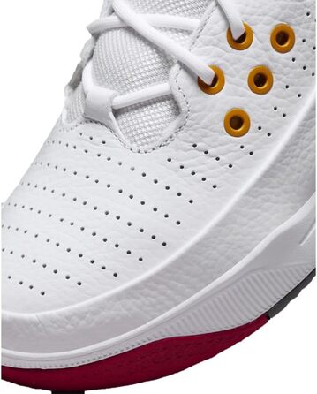 Кросівки Nike Jordan Max Aura 5 для баскетболу, 44.5 EU, білий, помаранчевий, кардинал