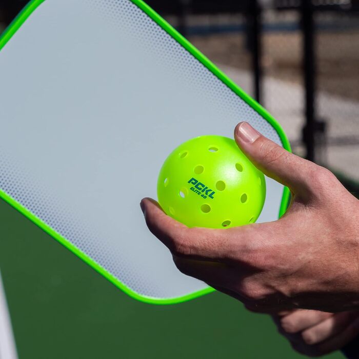 PCKL Elite-40 Піклбол м'ячі для турнірів, 4 шт, сертифіковані USA Pickleball