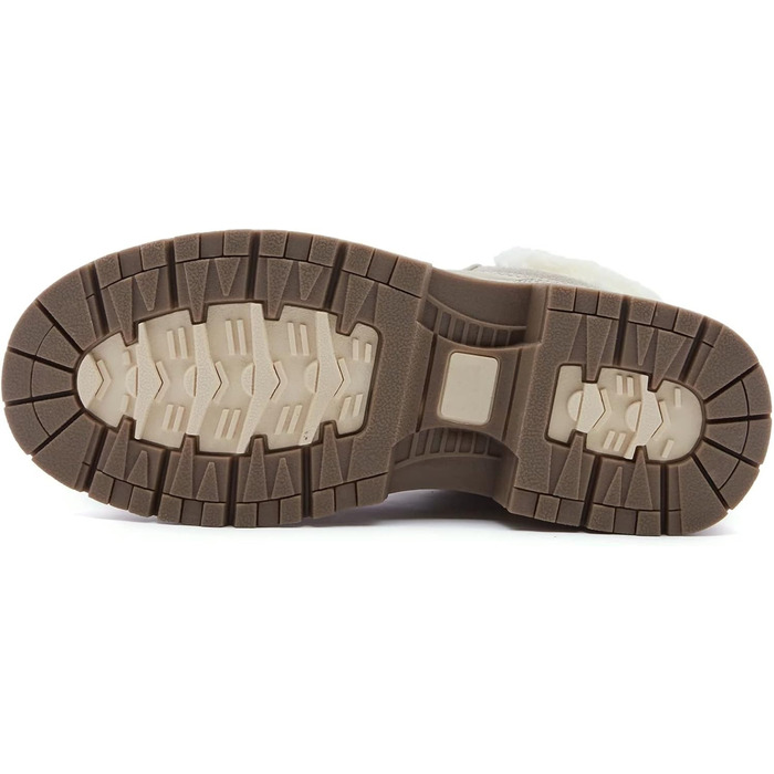 Черевики для ходьби ANJOUFEMME для жінок, зимові черевики, водонепроникні та теплі, для активного відпочинку, трекінгу та зимової ходьби, 40 EU, колір: сірий з хутром