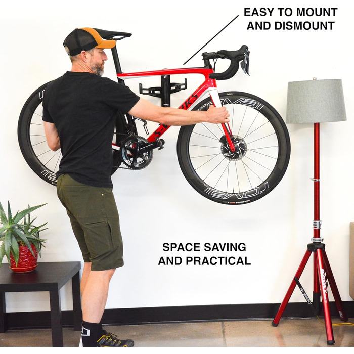 Стійка для зберігання велосипедів Feedback Sports Velo Wall 2D, чорна, універсальна