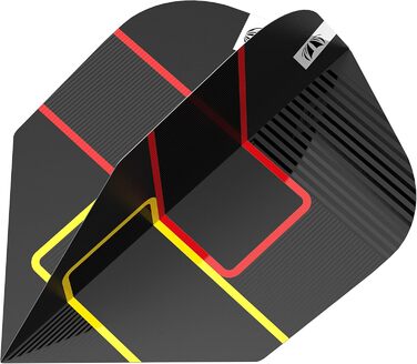 Професійні дротики Target Gabriel Clemens Black Edition 90% вольфрам, сталевий наконечник, 21/23 г, набір для дартсу, гравецький, чорний
