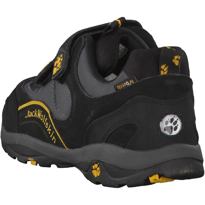 Дитячі трекінгові черевики Jack Wolfskin Offroad Texapore, чорний, 32 EU