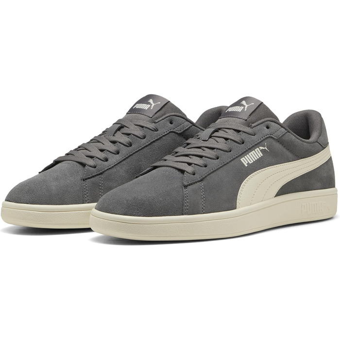 Кросівки Puma Smash V2 Low-Top унісекс, темно-сірі з білим (Cool Dark Gray Warm White), розмір 44 EU
