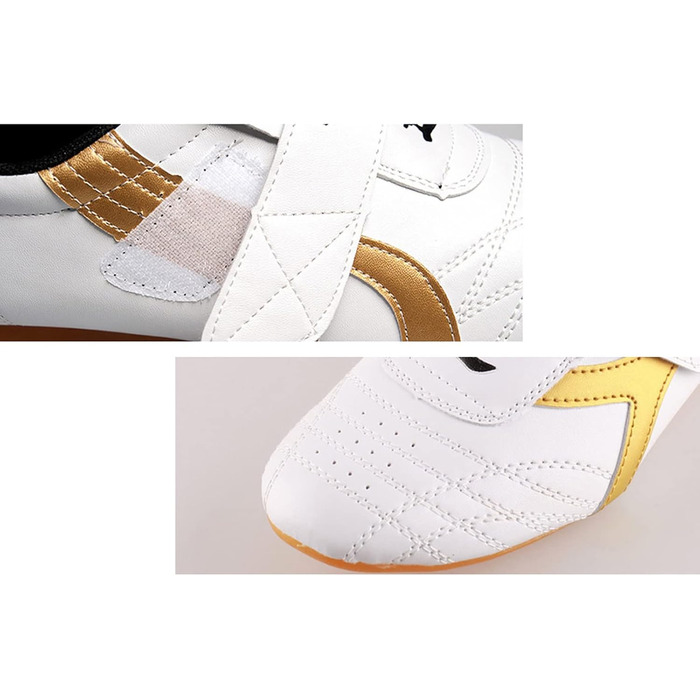 Взуття для тхеквондо Dilwe: дихаючі кросівки для кікбоксингу, тай-чі, конфу, для дорослих та дітей (34 розмір, довжина устілки 22 см)