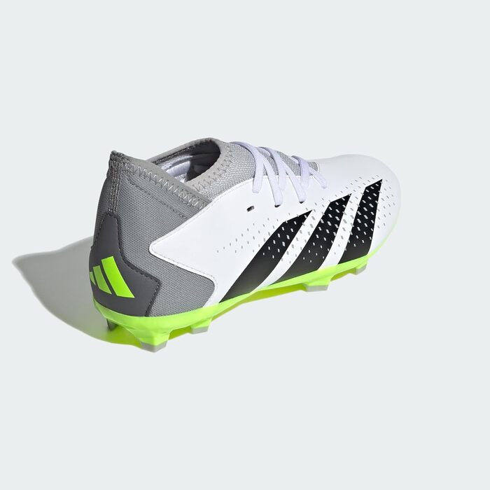 Дитячі футбольні бутси adidas Predator Accuracy.3 FG для жорсткого ґрунту (30.5 EU, білий, чорний, лимонний)