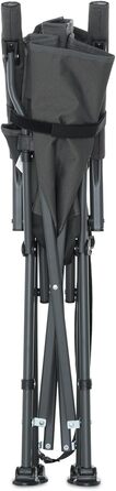 Крісло для кемпінгу Qeedo Johnny XL, 150 кг, стабільне, з підстаканником (Deep Grey, 2 шт.)
