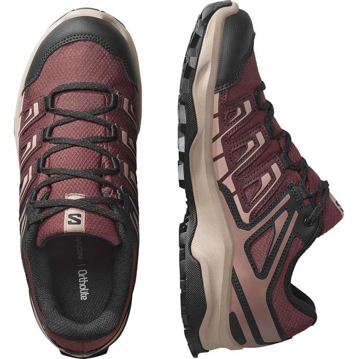 Туфлі для хайкінгу Salomon Extegra Gore-Tex для жінок (38 EU, Henna Rum Raisin Mahogany Rose)