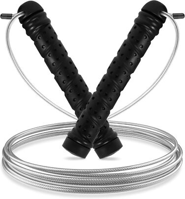 Скакалка зі сталі Professional Studio Quality з виносними вагами