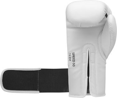 Боксерські рукавички Adidas Speed 50, 10 oz, білі/золоті, для дорослих