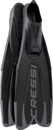 Ласти Cressi Agua Pro Vollfußflosse (40/41, Чорні) - професійні ласти для плавання та дайвінгу
