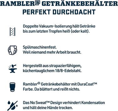 Термофляга YETI Rambler 16 oz (473 мл) з кришкою Commuter – білий колір