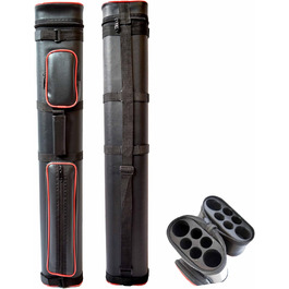 Чохол для кия для більярдного кия Han's Delta 2x4 Hard Oval (кілька кольорів, паспеліровка червона)