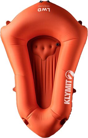 Klymit Litewater надувний пакрафт-каяк, легкий туристичний пліт для рюкзакових походів, помаранчевий