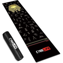 Професійний килимок для дартсу CyeeLife 65x295 см з сумкою, для стіл та софт дартсу, різні стилі