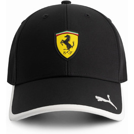 Кепка PUMA Scuderia Ferrari F1 для дітей з логотипом - чорна, універсальний розмір