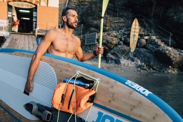 Водонепроникний мішок Cressi Dry Bag для дайвінгу, плавання, риболовлі, водних видів спорту та кемпінгу, оранжевий, 10 л