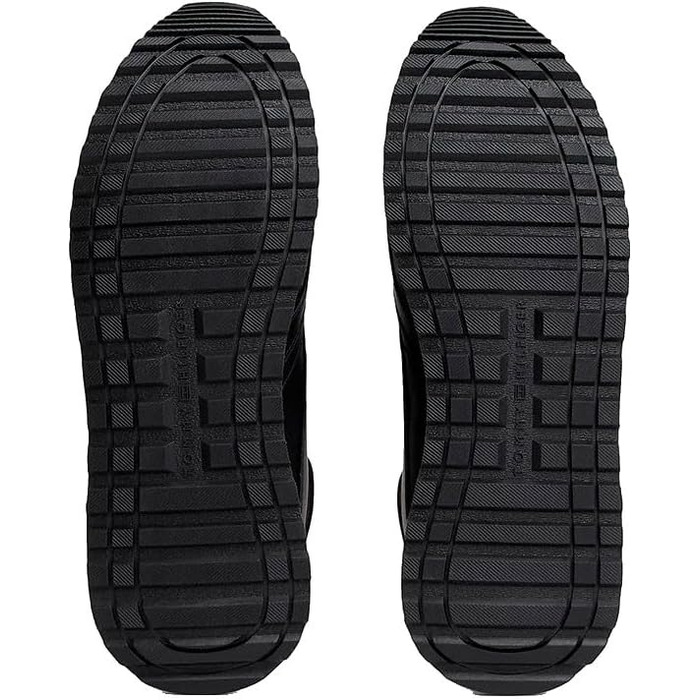 Чоловічі шкіряні кросівки Tommy Hilfiger Runner New Eva, чорні (Black Black White), розмір 40 EU