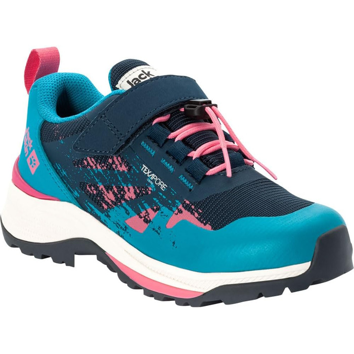 Черевики туристичні Jack Wolfskin Vili Hiker Texapore Low для дітей, 34 EU, Dark Sea