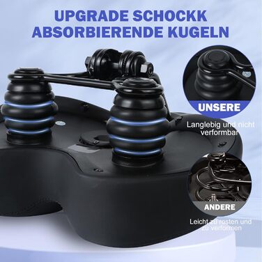 OSIGEI Велосипедне сідло Pro Max 30x28 см, широке гелеве, м'яке, комфортне, дихаюче, амортизаційне, ергономічне, з водонепроникним чохлом