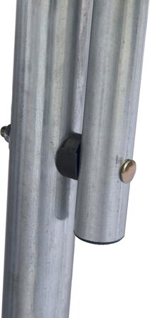 Батут Kettler Outdoor Jump 244 для саду з сіткою безпеки, діаметром 244 см, стійкий до погодних умов, з захисним обідком та сходами, синій, вантажопідйомність до 100 кг