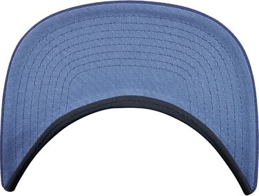 Кепка-снэпбек Flexfit для дорослих, регульована модель Fitted Snapback, темно-синя (Navy), універсальний розмір