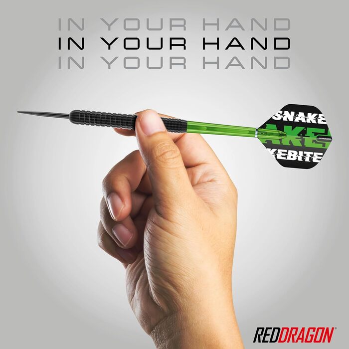 Дротики Red Dragon Peter Wright Snakebite Brass зі сталевим вістрям, набір для дартсу, професійні