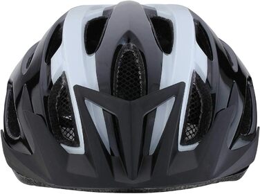 Велосипедний шолом BBB Condor для дорослих, знімний козирок, сітка від комах, MTB і шосе, чорний/білий, розмір M (54-58 см)
