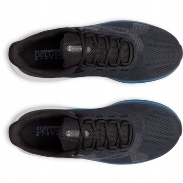 Чоловічі бігові кросівки Under Armour Charged Pursuit 4 Big Logo, чорні, розмір 42