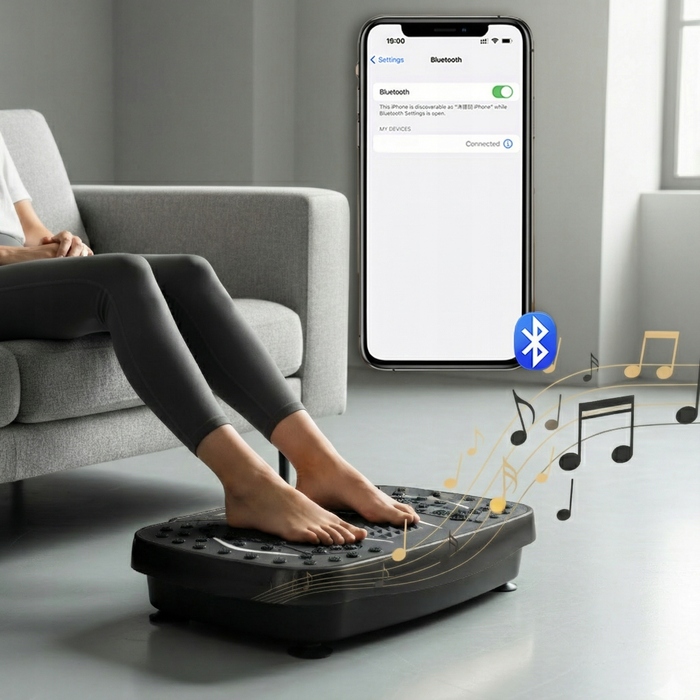 Віброплатформа Boste 3D з Bluetooth, 5 програм, максимальна вага 150 кг