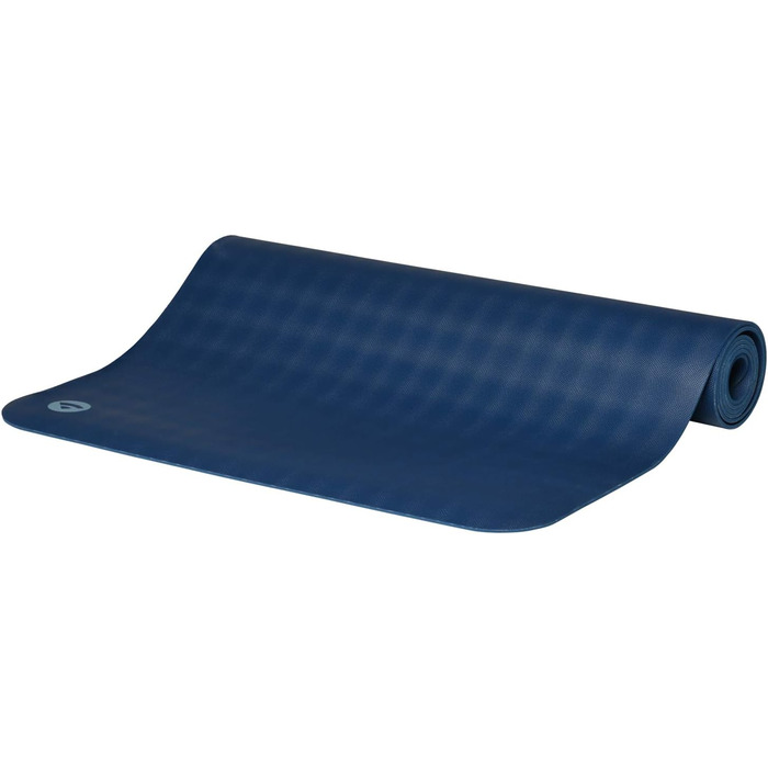 Йога-мат Bodhi ECO PRO XL 200×60×0,4 см, натуральний каучук, антисліп, екологічний, для йоги та пілатесу, океан