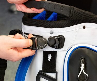 Гольф сумка-станд Eze 74 (блакитний/білий) - унісекс, доросла