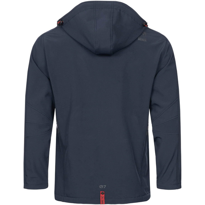 Чоловіча куртка Softshell водонепроникна outdoor з флісовою підкладкою, дихаюча функціональна куртка AS088, XL, темно-синя (Navy)