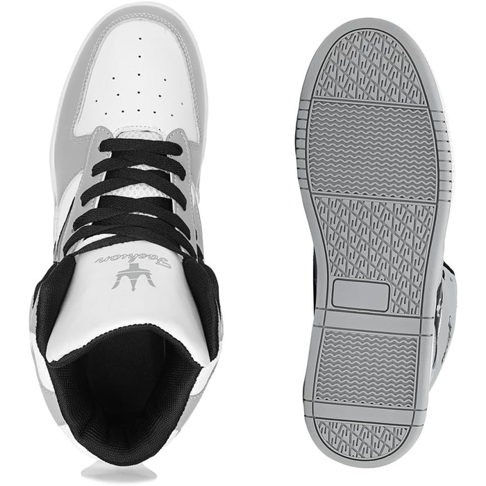 Чоловічі бігові кросівки High Top, трекінгові черевики, кросівки для фітнесу, білі (39 EU, 730 Grey)