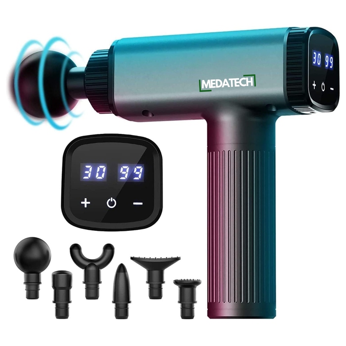 Перкусійний масажер Medatech M703 Massage Gun — масажер для спини та всього тіла