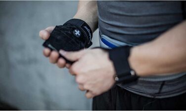 Захисні лямки для підйому ваги Harbinger Lifting Grips, чорні, розмір S/M