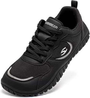 Взуття для бігу HOBIBEAR | Кросівки для трейлраннінгу з широкою передньою частиною | Чорні (43 EU)