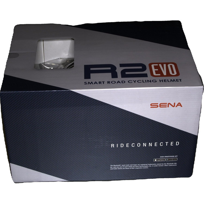 Велосипедний шолом Sena R2 EVO Mesh Intercom для дорослих, матовий чорний, розмір M, розумний, для дороги