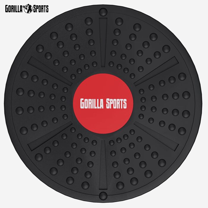 Балансборд GORILLA SPORTS® - Ø 40 см, до 110-180 кг, дерево/пластик - для тренування рівноваги, терапії та дітей