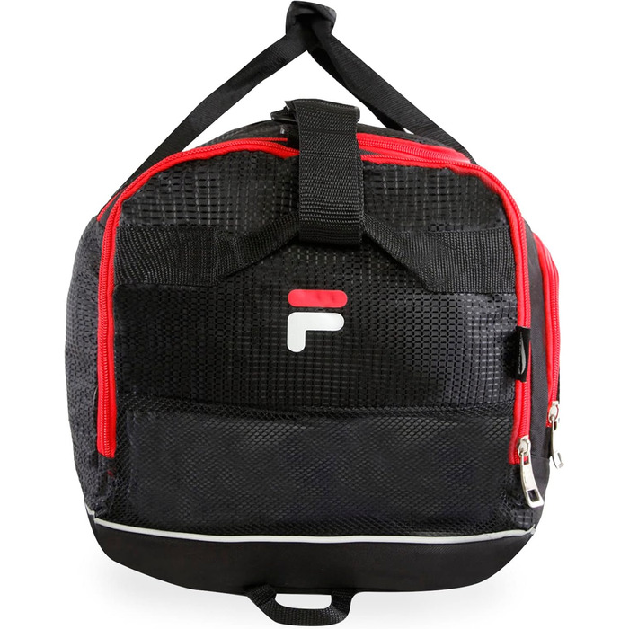 Спортивна сумка FILA Cypress Unisex, маленька сумка для спорту та тренувань, Onyx/Red (один розмір)