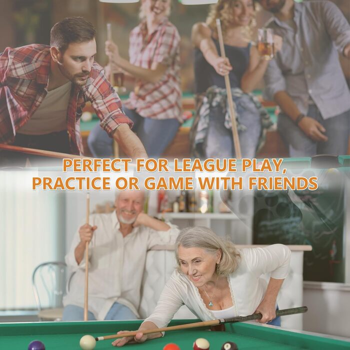 Сумка для переноски більярду на 3 кийки та 5 насадок (3 кийки, 5 насадок) - чорний колір з жовтими вставками